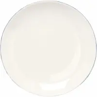 Vt wonen Bord vtwonen Plate White-Blue Line 20 cm (Set van 6)