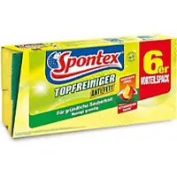 Spontex Schuurspons Geel, groen 6 Stuks