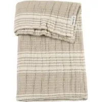 Meyco Deken Babybedje Jacquard Hydrofiel Stripe Sand