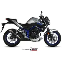 MIVV Gp Yamaha Mt-03 2016-24 Y.055.lxb Gehomologeerde Slip On Uitlaatdemper