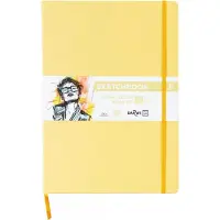Clairefontaine DFY - Schetsboek - A4 - 140 g - Geel - 80 vellen