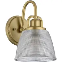 Elstead Lighting LED Wandlamp Dublin | 3W 3000K 300Lm 830 | IP44 | Dimbaar | Painted Natural Brass