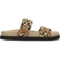 Maruti Slipper Women Evie Hairon Leopard Cognac-Schoenmaat 39
