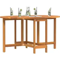 vidaXL Tuin Tafel Bruin 110 x 60 x 72 cm Massief Acacia Hout