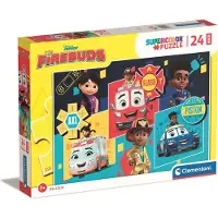 Clementoni - Puzzel - 24 Maxi Stukjes - Disney Firebud - Kinderpuzzel - Vanaf 3 jaar