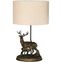 Elstead Lighting LED Tafellamp Amelia | 1X E27 Max 40W | Bronze Patina
