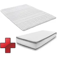 Sleezzz 7 Zonen ergonomische pocketveringmatras Sleezzz Diamond T1000, 90 x 200 cm, hoogte 23 cm, stevigheid H2/H3, 1000 veren/m² + matrasbeschermer/matrastopper, 90 x 200 cm