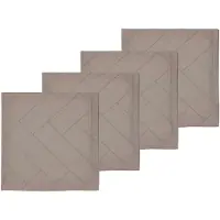 Södahl Servet Tiles Damask Taupe (Set van 4)-45 x 45 cm