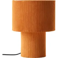 Brilliant Tony - Tafellamp - E27 max 1x25W - Ribstof - Oranje