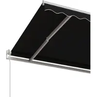 vidaXL Luifel automatisch uittrekbaar 500x350 cm antracietkleurig