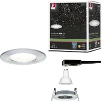 Paulmann Inbouwspot Led Nova - Aluminium - Rond - Ip44 - Gu10 - 6,5w