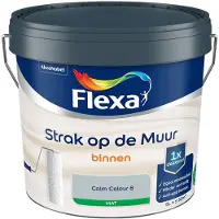 Flexa - Strak Op De Muur Binnen Mat - Calm Colour 8 - Mengverf - 5 L