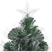 vidaXL Kunstkerstboom met 210 LED met standaard Groen 180 cm PVC