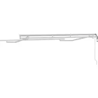 vidaXL Zonnescherm Frame Wit 3 x 2 m Metaal