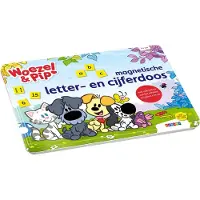 Woezel en pip Woezel & Pip - magnetische letter en cijferdoos