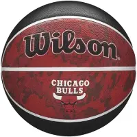 Wilson Chicago Bulls Basketbal Maat 7 + Pomp Set