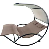VIVERE Double Chaise Rocker Alu schommelstoel