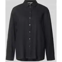 ONLY relaxed fit linnen blouse met overhemdkraag model 'GOA'