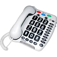 Geemarc Telecom 3521350007862 AmpliPOWER 50 Schwerhörigentelefon (weiß)