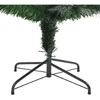 vidaXL Kunstkerstboom met 300 LED met standaard Groen 240 cm PVC