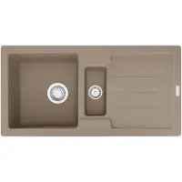 Franke Strata, modelnummer STG 651-86, Cashmere, stopventiel met zeefkorf