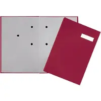 Pagna Unterschriftsmappe Kunststoff 20 Fcher rot