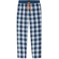 Schiesser Pyjamabroek ' Mix Relax ' blauw / wit