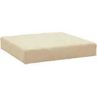 vidaXL Palletkussen 60x60x8 cm oxford stof beige