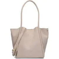 Fred de la bretoniere Dames Schoudertassen Nalani Shoulderbag Suede - Ecru - Maat ONESIZE