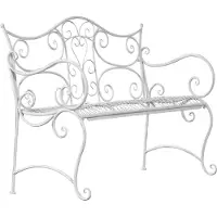 Lomadox Tara Tuinbank antiek/wit