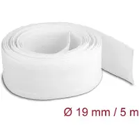 DeLOCK 20817 20817 Gevlochten slang Wit Polyester 5 m 12 mm (max) 1 stuk(s)