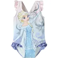 Name It Mini Badpak 'NMFMOSA FROZEN' lichtblauw / lichtgeel / lila / rosé