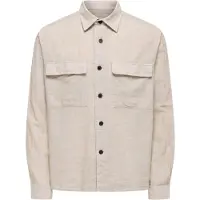 Only & Sons Overhemd 'ONSCaiden' greige
