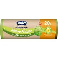 Swirl Vuilniszakken Met Trekband Geparfumeerd Actif Fresh 20 Liter 12 Stuks