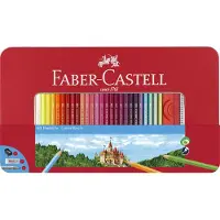 Faber Castell Metal Case Colored Pencils 60 Units Veelkleurig Kinderen
