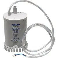 REICH Dompelpomp Twin met Ontluchting + Zeef UniQuick 12V-19L