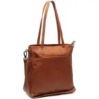 The Chesterfield Brand Mosel Shopper - met 14" laptopvak - met afneembare schouderriem - cognac