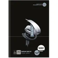 Staufen Advanced Kasboek A4 80 Vellen 90g/m² 5 mm Geruit Zwart Per dag