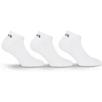 FILA - Invisible Socks 3-Pack - Enkelsokken - 43-46 - Wit