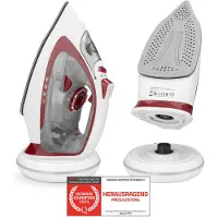 TZS First Austria Stoomstrijkijzer - Draadloos - 2400W - Wit/Rood