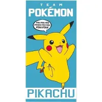 Nintendo Pokémon handdoek - strandlaken - microfiber - sneldrogend - Pikachu - 140x70cm