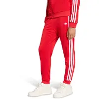 Adidas Originals Broek 'SST' knalrood / wit
