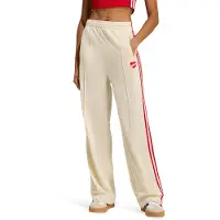 Adidas Originals Broek 'Firebird' donkerrood / wolwit