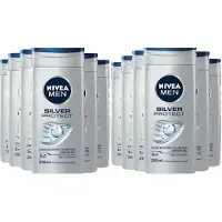 Nivea Douchegel – Silver Protect 12 X 250 ml Voordeelverpakking