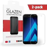 BMAX 2-pack Samsung Galaxy A7 (2017) Glazen Screenprotector - Full Cover