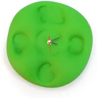 Ikonic - Design Klok - Bubble Clock Groen - Teun Zwets