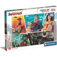 Clementoni DC Superpets, 104 onderdelen, thema: cartoons, geschikt voor kinderen vanaf 6 jaar