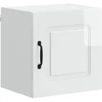 vidaXL Vaatwasserpaneel Kalmar Hoogglans wit 40 x 31 x 40 cm