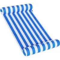TRAVELLY - Luxe Waterhangmat - Hangmat - Luchtbed - Luchtmatras Zwembad - Waterspeelgoed - Water hangmat - Blauw