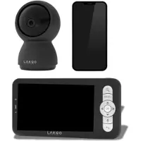LAKOO Kitty Babyfoon met Camera en App - Zwart - Premium HD Wifi